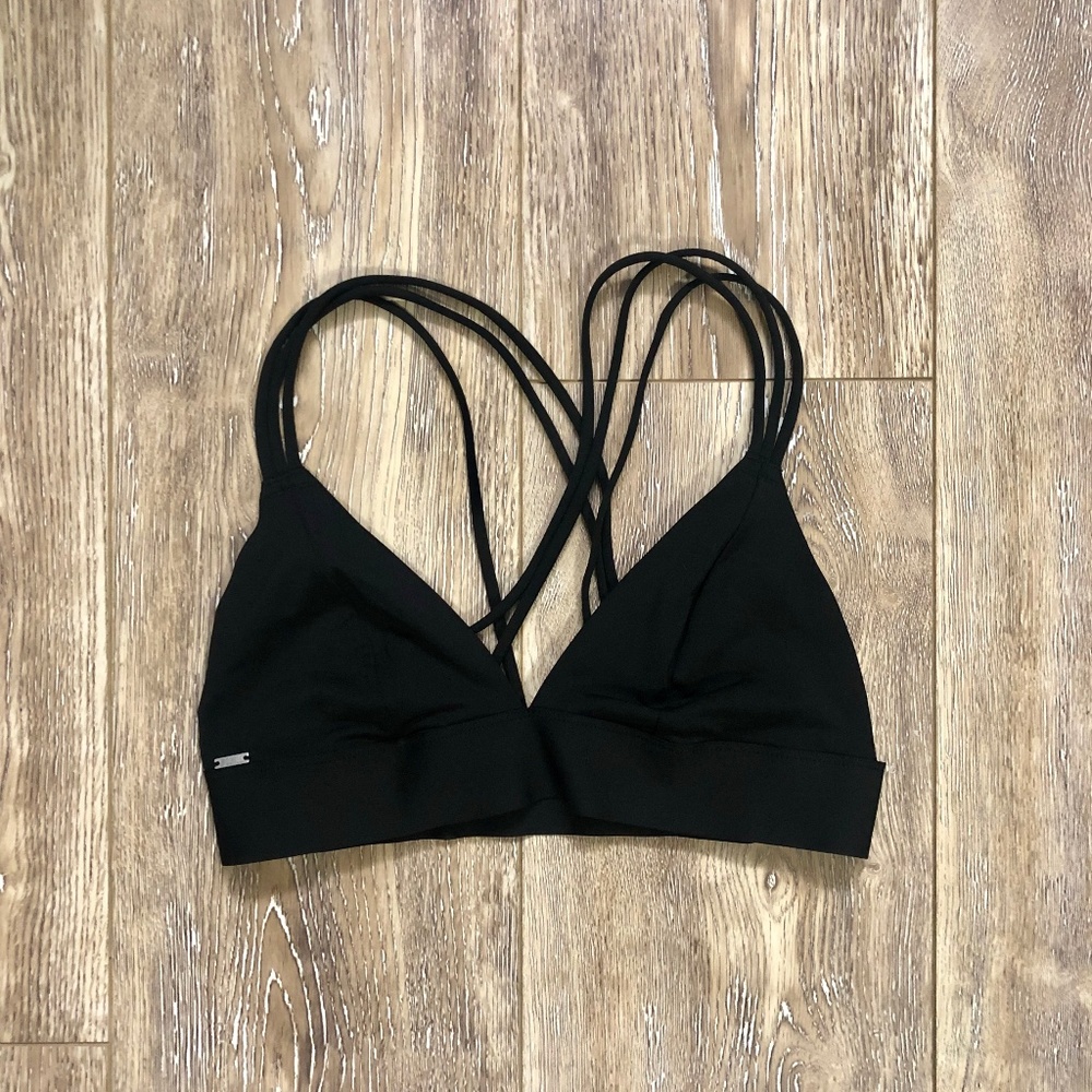 PINK Black Triangle Sports Bra